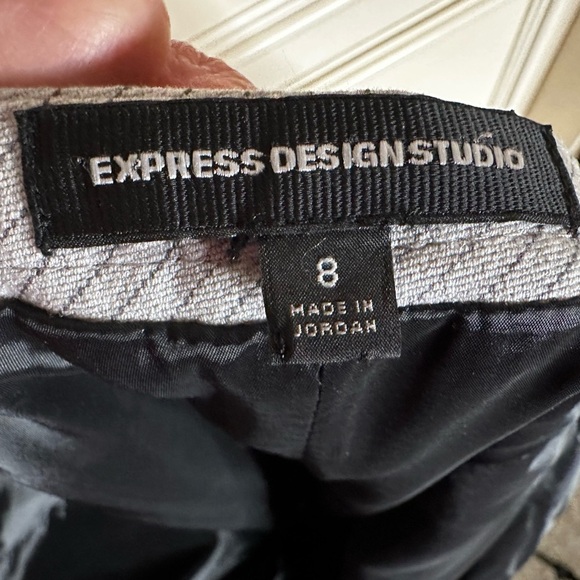 Express Studio Design Pin Striped Fully Lined Skirt Size 8 - Picture 4 of 7